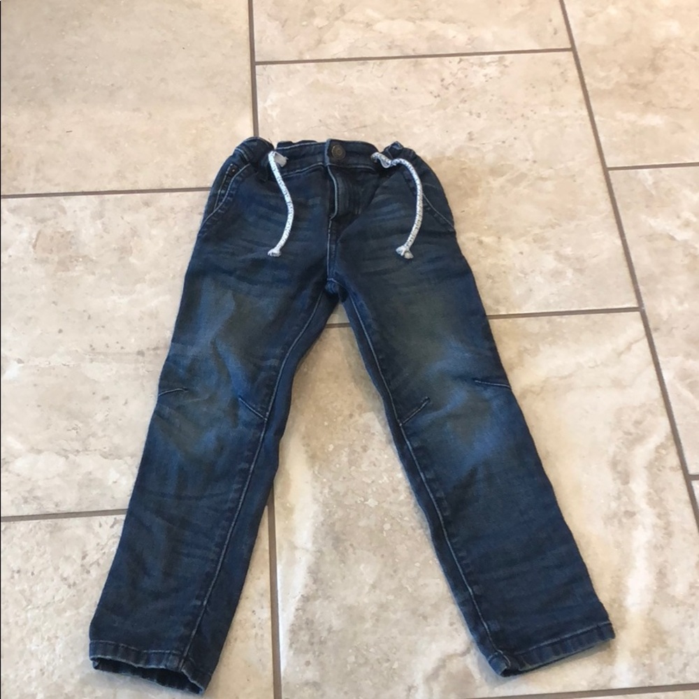 Cat & Jack Denim snap button jeans